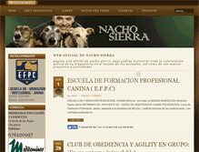 Tablet Screenshot of nachosierra.es